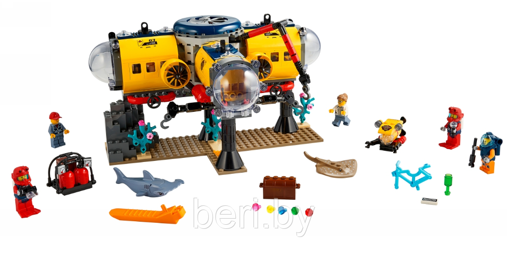 11616 Конструктор Lari «Океан: исследовательская база», 527 деталей, аналог Lego City 60265 - фото 3 - id-p188929964