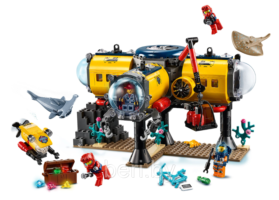 11616 Конструктор Lari «Океан: исследовательская база», 527 деталей, аналог Lego City 60265 - фото 2 - id-p188929964