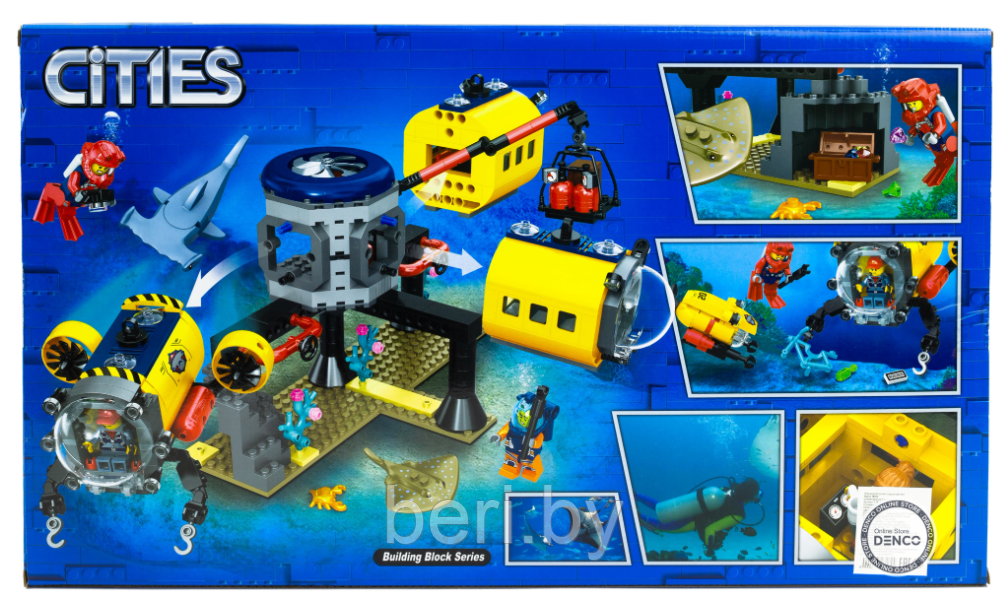 11616 Конструктор Lari «Океан: исследовательская база», 527 деталей, аналог Lego City 60265 - фото 10 - id-p188929964