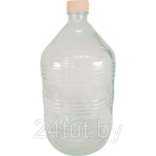 Бутыль 82-030-ГВ62 "Рифленая" 10л с прозрачной крышкой - фото 1 - id-p188967420