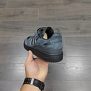 Кроссовки Adidas Forum Low Dark Gray Black, фото 4