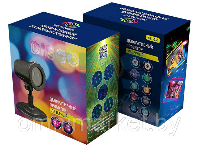 Лазерный проектор NEON-NIGHT с пультом управления, различные режимы проекции, 230 В (трансформатор на 12 В - фото 1 - id-p188968760