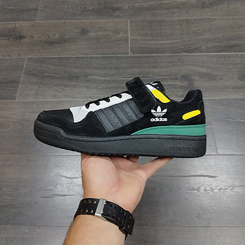 Кроссовки Adidas Forum Low Black Yellow
