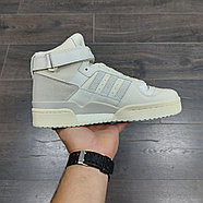 Кроссовки Adidas Forum 84 High Beige White Gray, фото 2