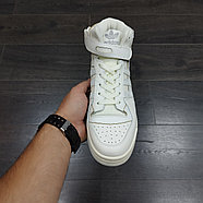 Кроссовки Adidas Forum 84 High Beige White Gray, фото 3