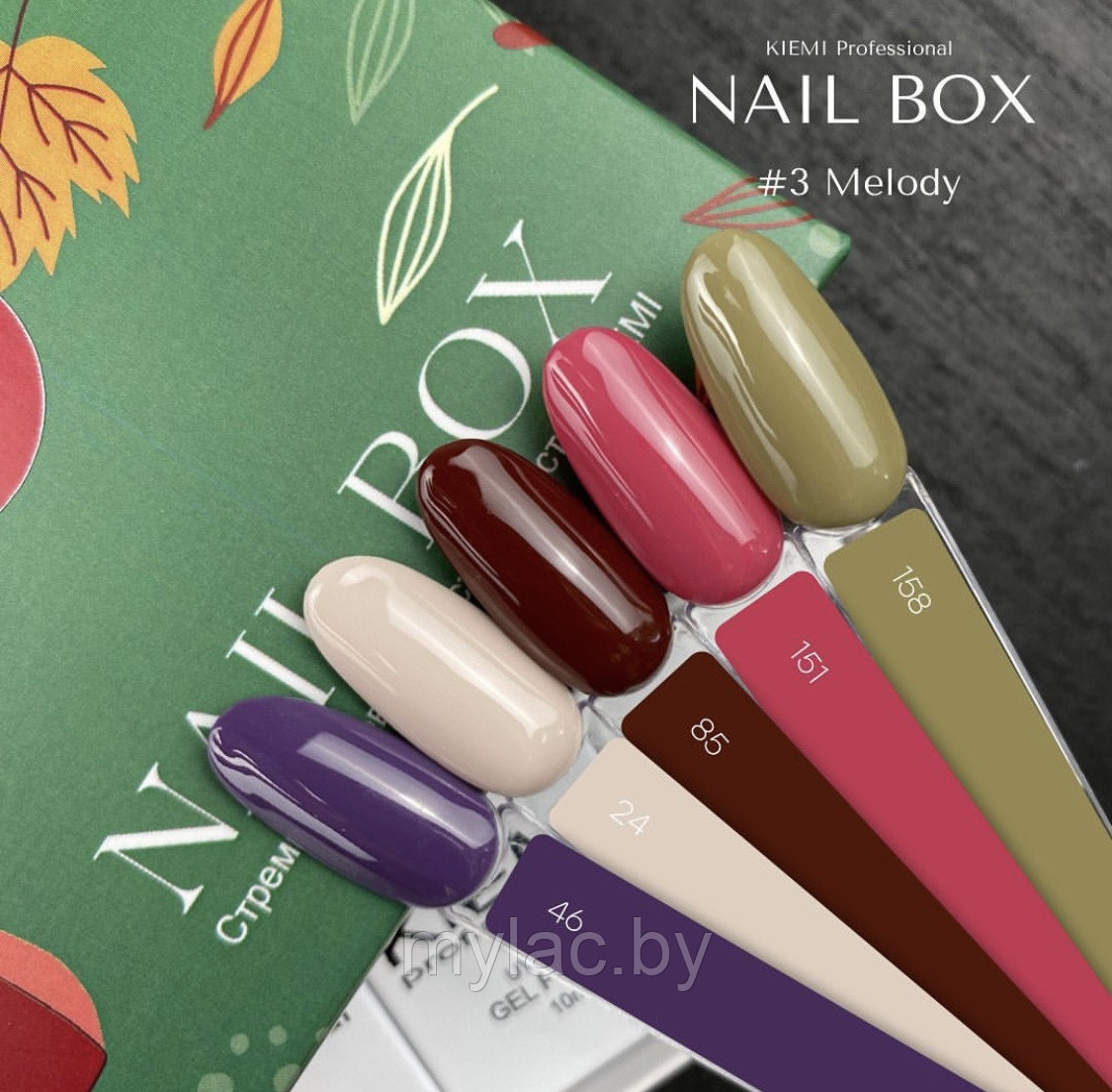 Набор Nail Box (набор 5шт) KIEMI, 3 Melody - фото 1 - id-p188969450