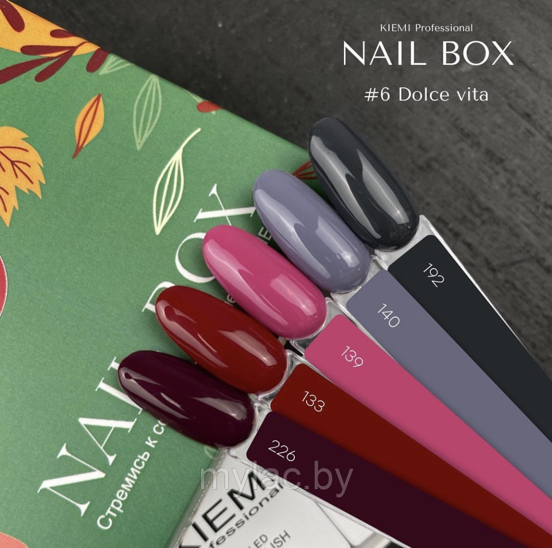 Набор Nail Box (набор 5шт) KIEMI, 6 Dolce vita - фото 1 - id-p188969501