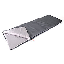Спальный мешок-одеяло  "СЛЕДОПЫТ - Camp", 200х75 см., до 0С, 3х слойный, цв.темно-серый/6/