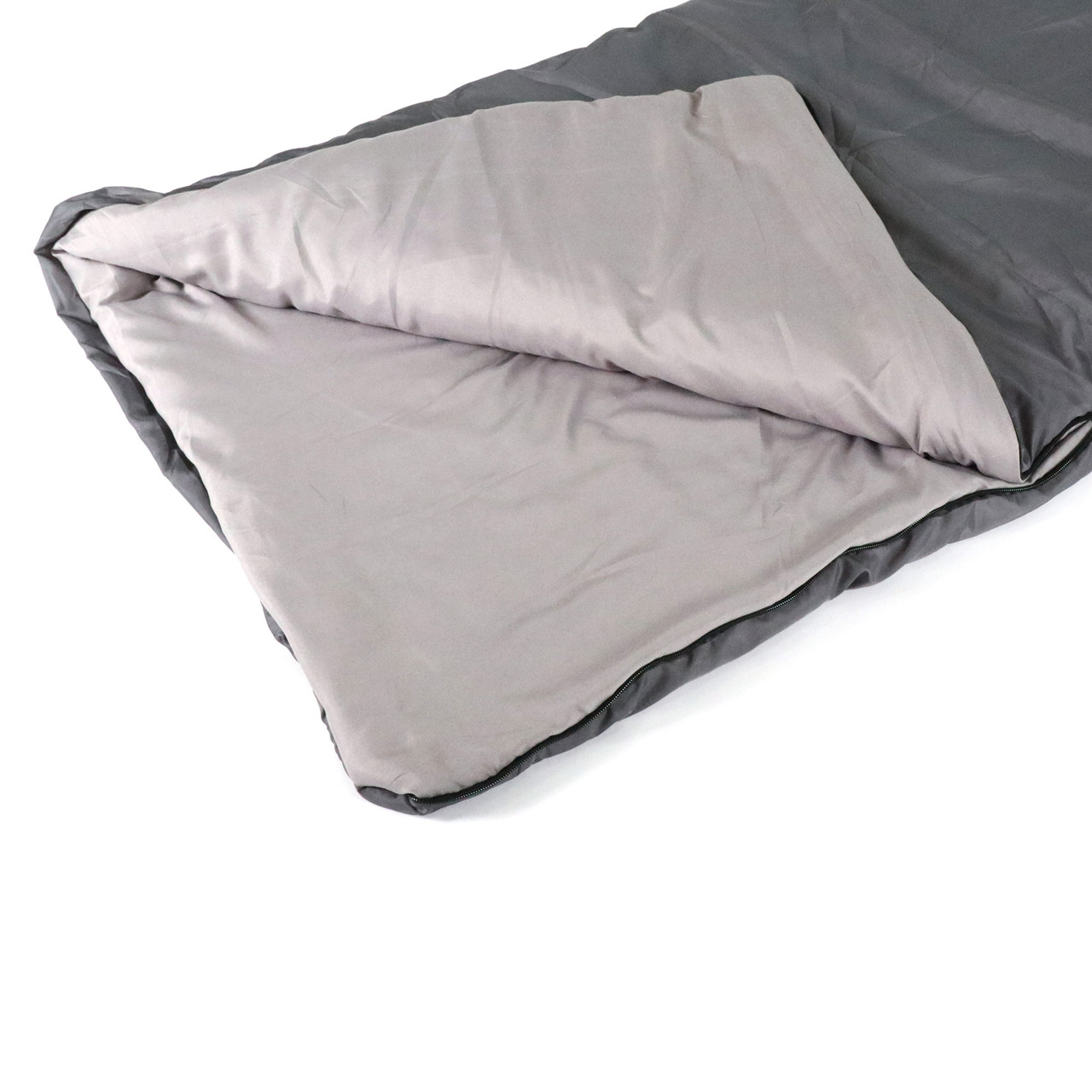 Спальный мешок-одеяло "СЛЕДОПЫТ - Camp", 200х75 см., до 0С, 3х слойный, цв.темно-серый/6/ - фото 3 - id-p188976036