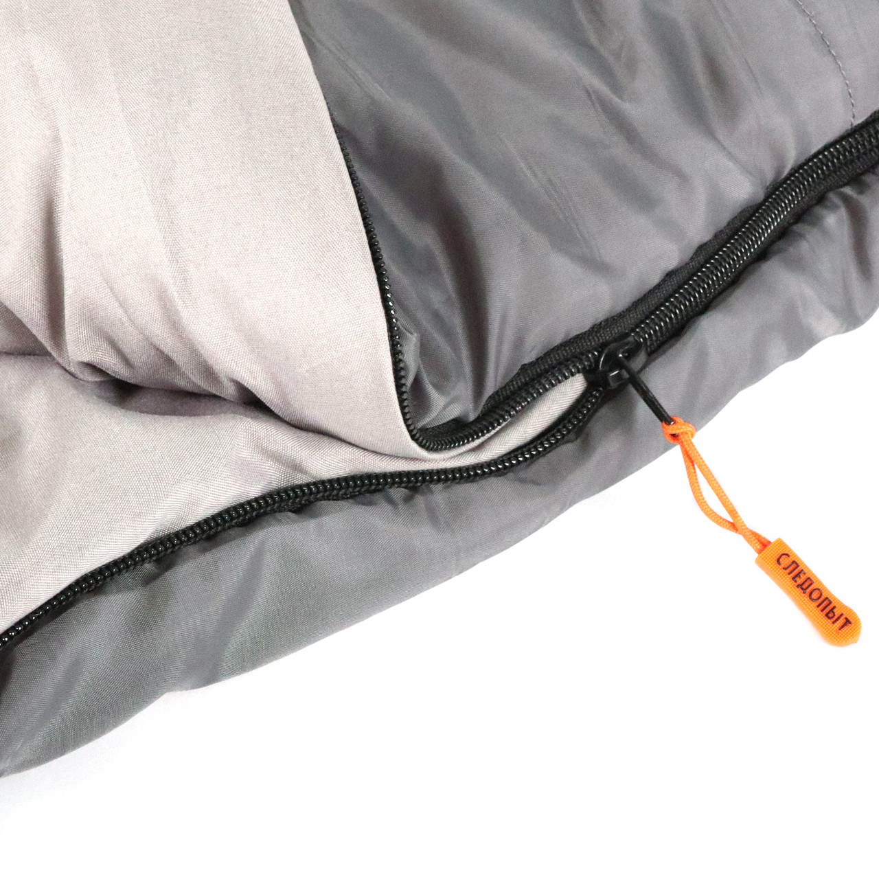 Спальный мешок-одеяло "СЛЕДОПЫТ - Camp", 200х75 см., до 0С, 3х слойный, цв.темно-серый/6/ - фото 4 - id-p188976036
