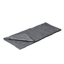 Спальный мешок-одеяло  "СЛЕДОПЫТ - Pioneer", 180х73 см., до +10С, 1,5 х слойный, цв.темно-серый/8/