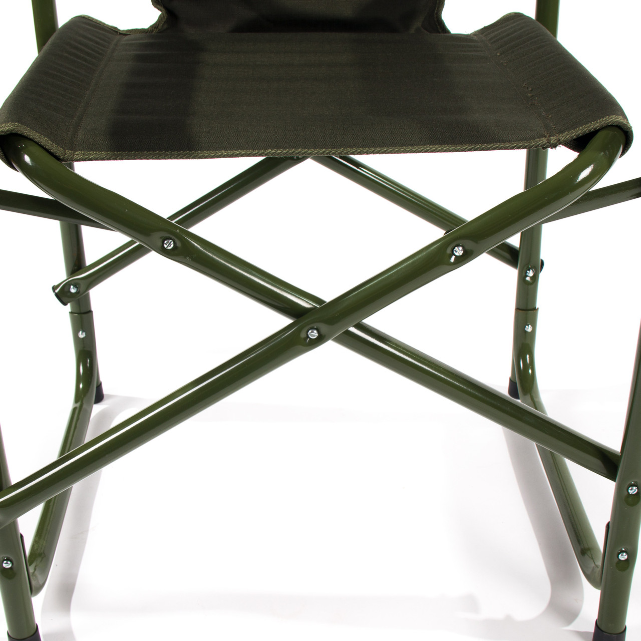 Кресло складное "СЛЕДОПЫТ" 585х450х825 мм, сталь 25 мм, хаки - фото 6 - id-p188976149