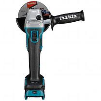 Угловая шлифмашина аккумуляторная бесщеточная Makita DGA511Z с регул. оборотов (без АКБ), фото 3