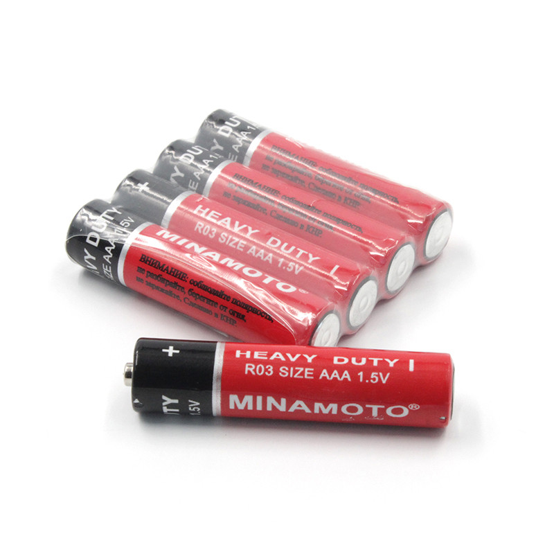 Батарейка MINAMOTO R03 (ААА)/4/60/ - фото 1 - id-p188976498