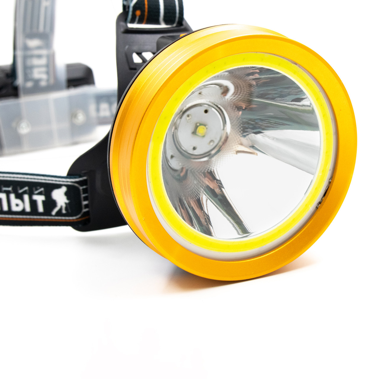 Фонарь налобный "СИБИРСКИЙ СЛЕДОПЫТ-RING LIGHT", 1 LED + 1 COB, аккум. 220В/60/ - фото 5 - id-p188976538