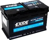 Автомобильный аккумулятор Exide Hybrid AGM EK800
