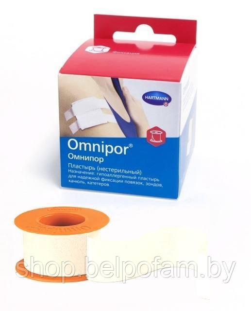 Пластырь из нетканого материала Omnipor 2,5 см х 5 м (бумажный)