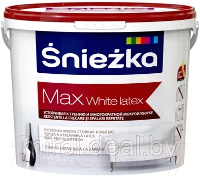 Краска Sniezka Max White Latex - фото 1 - id-p188989316