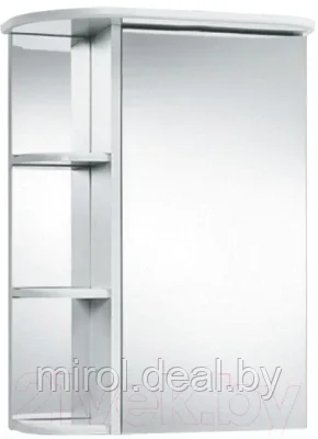 Шкаф с зеркалом для ванной Акваль Эмили 55 / AL.04.55.55.R - фото 1 - id-p188990042