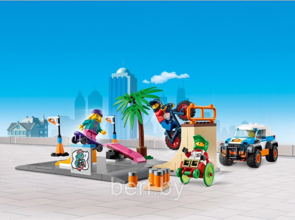60059 Конструктор Lari «Торговая улица», 567 деталей, аналог Lego City 60306 - фото 7 - id-p189004824
