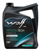 Моторное масло Wolf Official Tech 5W-30 C3 5л