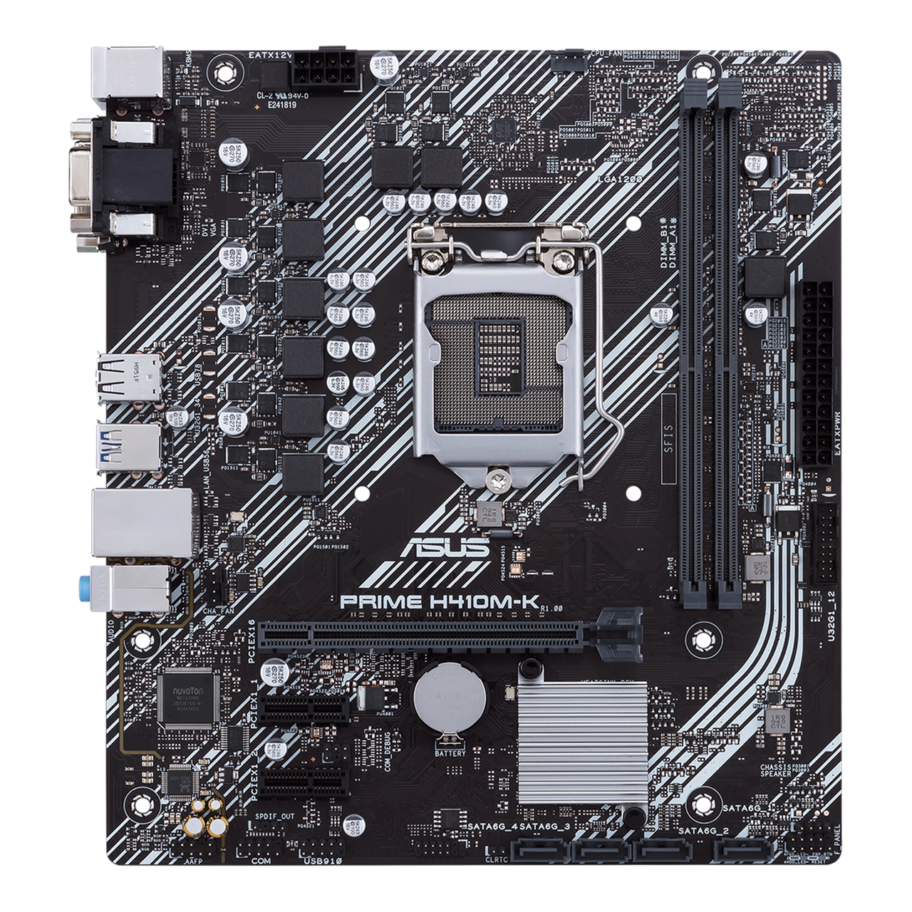 Материнская плата ASUS Prime H410M-K
