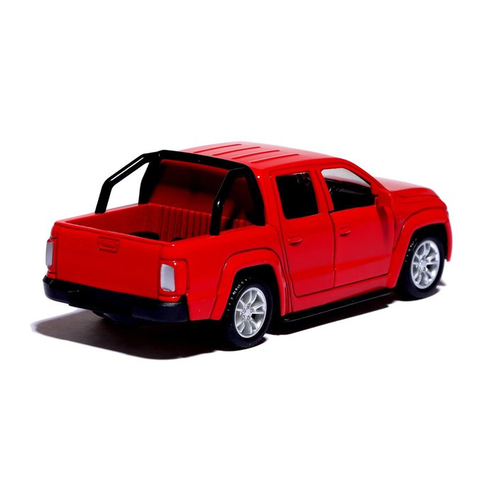 Машина металлическая «Тундра», открываются двери, 1:32, инерция, цвет красный - фото 3 - id-p189014283