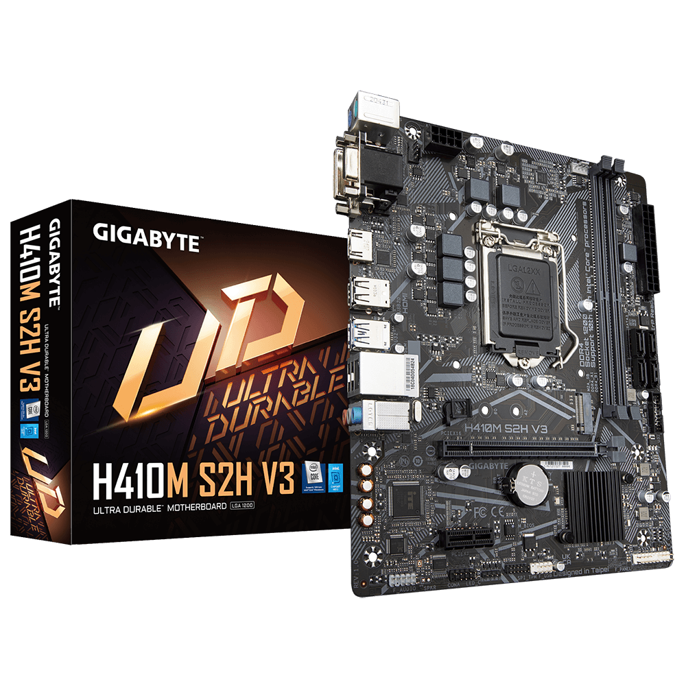 Материнская плата Gigabyte H410M S2H V3 (rev. 1.0)