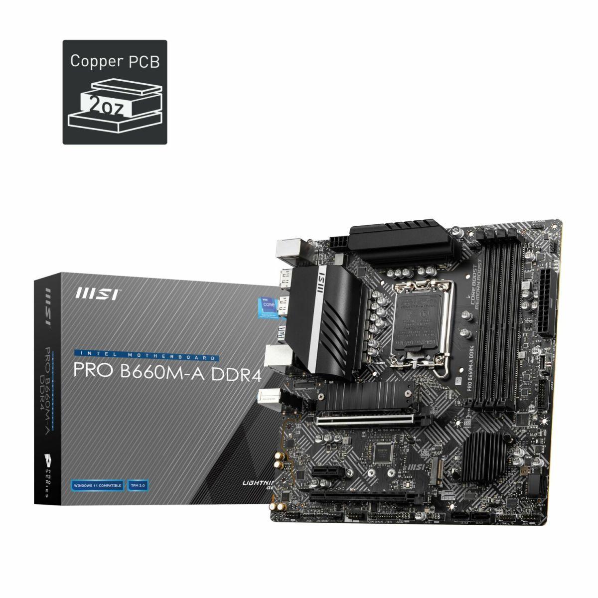 Материнская плата MSI Pro B660M-A WiFi DDR4