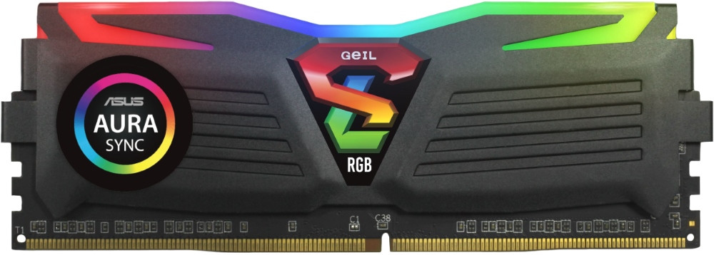 Оперативная память GeIL Super Luce RGB SYNC 8ГБ DDR4 3200 МГц GLS48GB3200C22SC