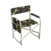 Кресло складное "СЛЕДОПЫТ" 595х450х800 мм, с карманом на подлокотнике, алюминий