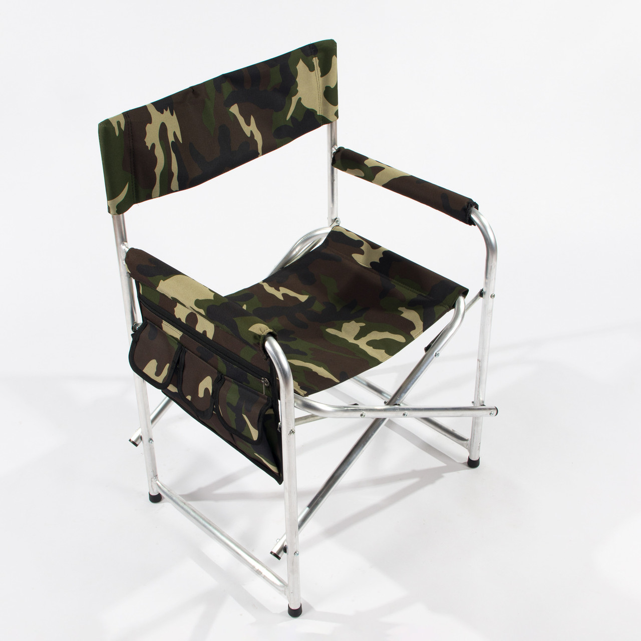 Кресло складное "СЛЕДОПЫТ" 595х450х800 мм, с карманом на подлокотнике, алюминий - фото 9 - id-p189024627