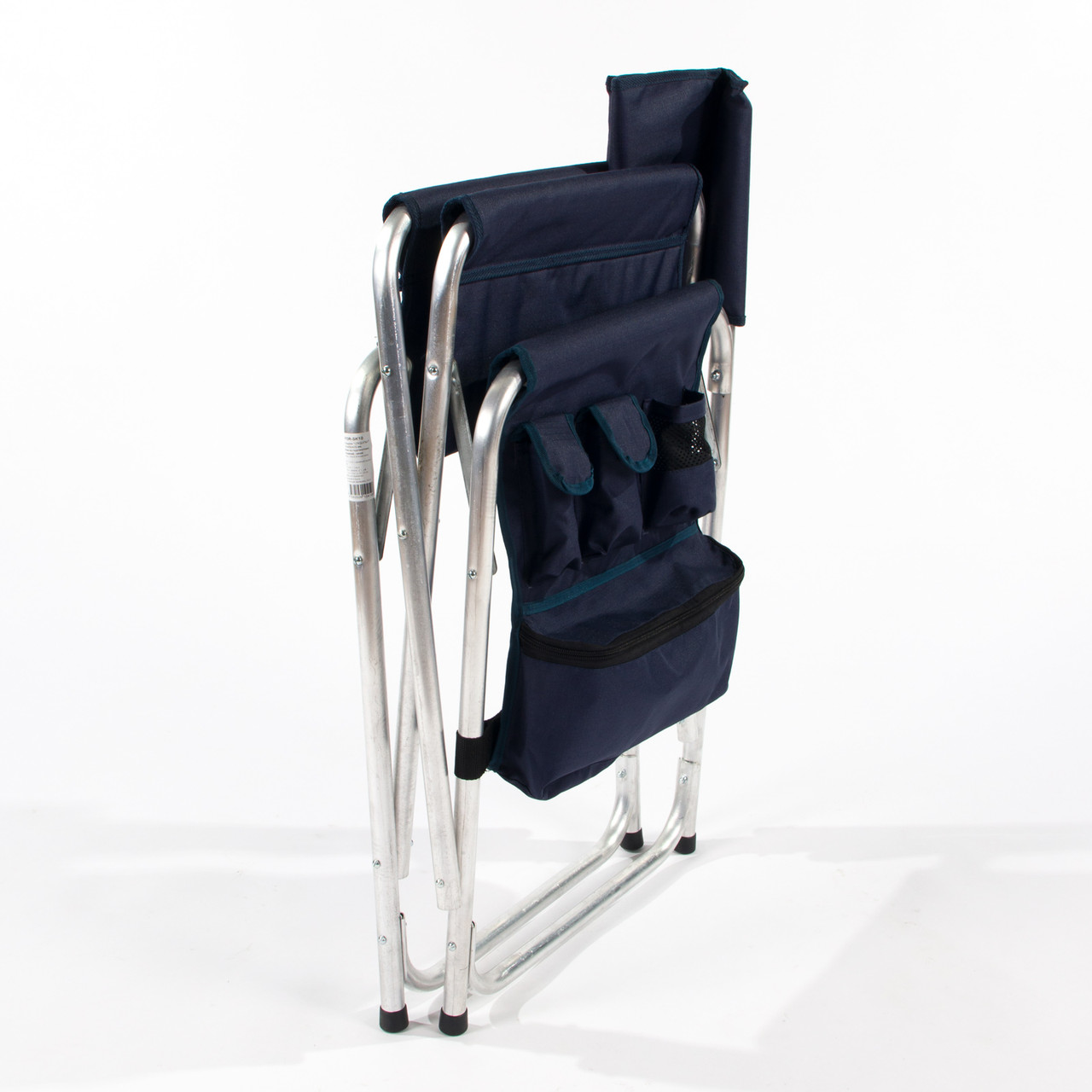 Кресло складное "СЛЕДОПЫТ" 585х450х825 мм, с карманом на подлокотнике, алюминий, синий - фото 7 - id-p189024637
