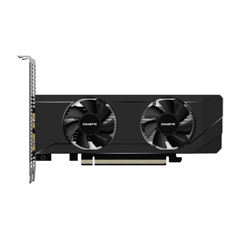 Видеокарта Gigabyte Radeon RX 6400 D6 Low Profile GV-R64D6-4GL