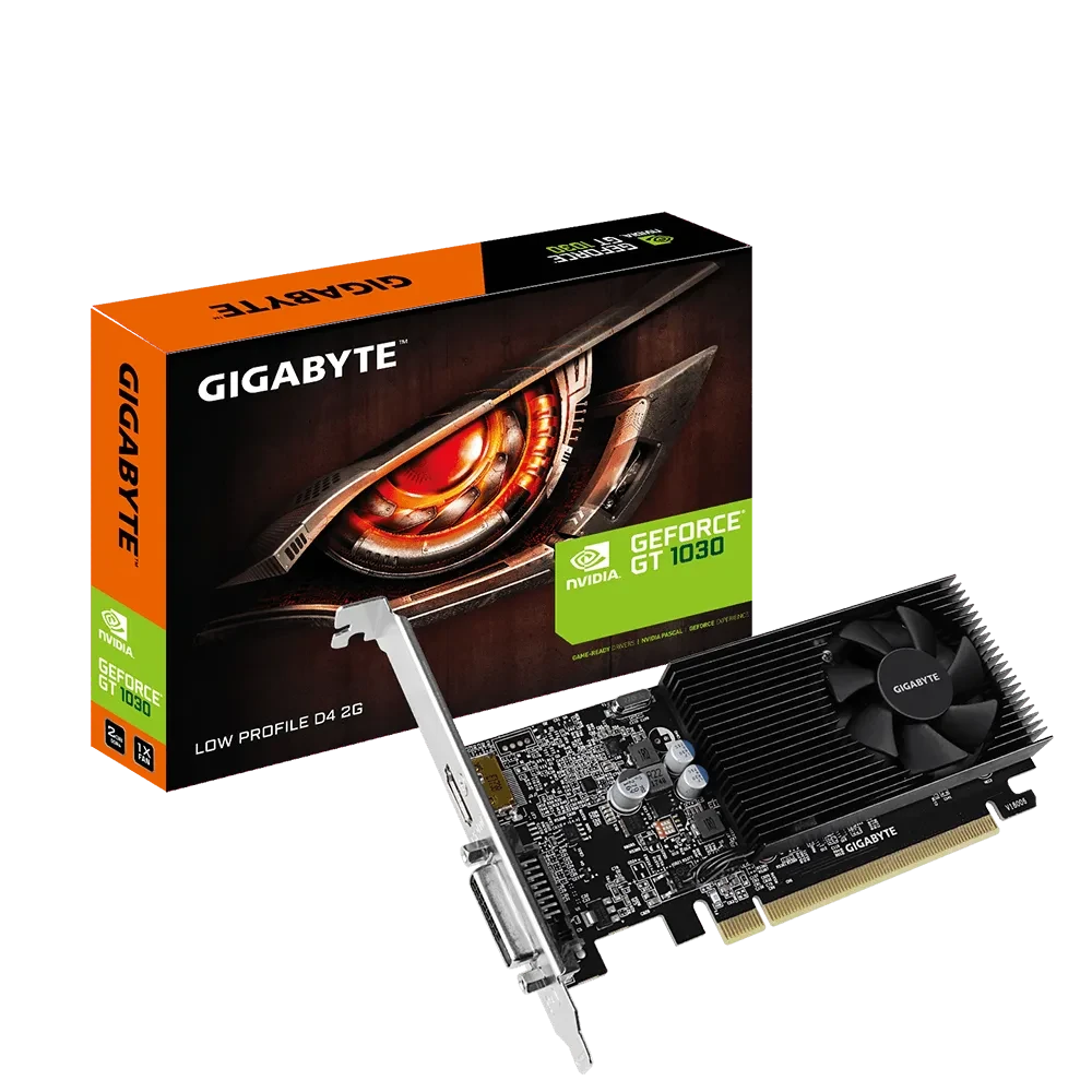 Видеокарта Gigabyte GeForce GT 1030 Low Profile 2GB DDR4