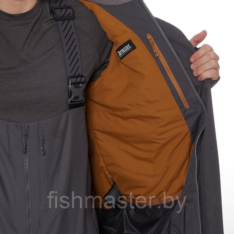 Куртка демисезонная FHM "Mist V2"-10°C Dermizax (Toray) Япония 2 слоя 20000/10000 цвет Серый, S - фото 7 - id-p189025394
