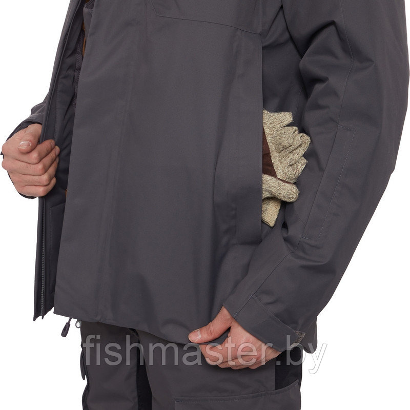 Куртка демисезонная FHM "Mist V2"-10°C Dermizax (Toray) Япония 2 слоя 20000/10000 цвет Серый, 4xl - фото 6 - id-p189025391