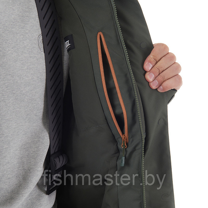 Куртка демисезонная FHM "Mist V2"-10°C Dermizax (Toray) Япония 2 слоя 20000/10000 цвет Хаки, XL - фото 10 - id-p189025403