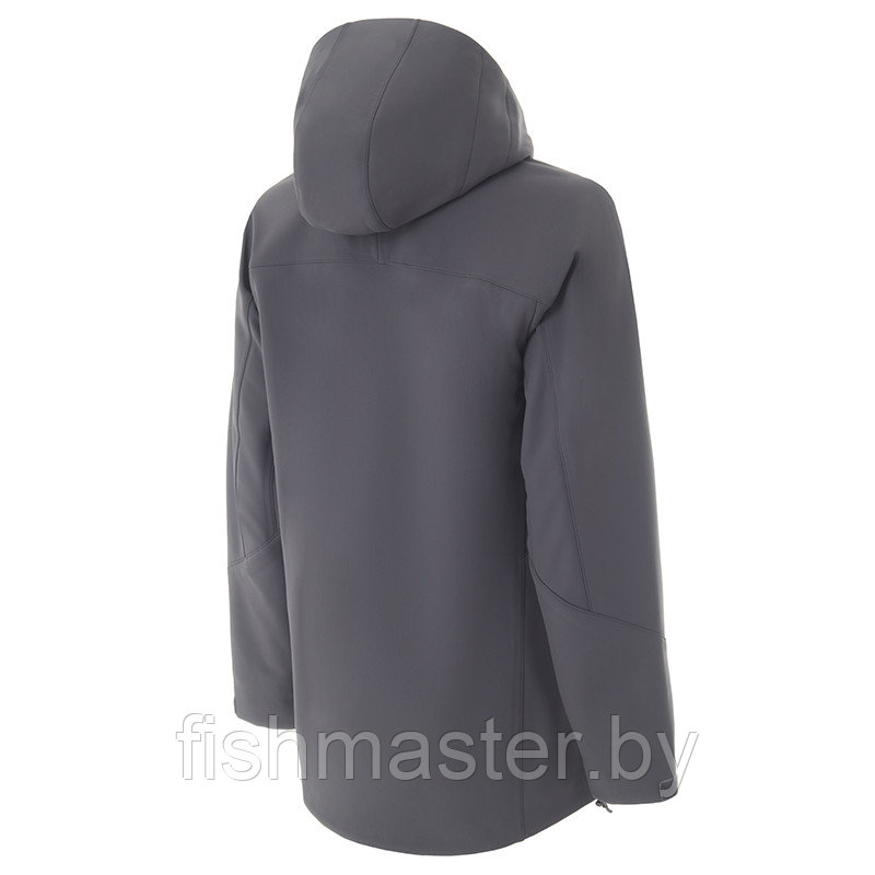 Куртка демисезонная FHM "Stream" ткань Softshell покрытие DWR Серый, XL - фото 2 - id-p189025457