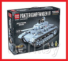 100069 Конструктор Quanguan "Танк Panzerkampfwagen IV", 716 деталей, аналог LEGO