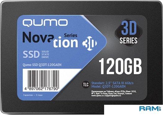 SSD QUMO Novation 3D 120GB Q3DT-120GAEN - фото 1 - id-p189033044