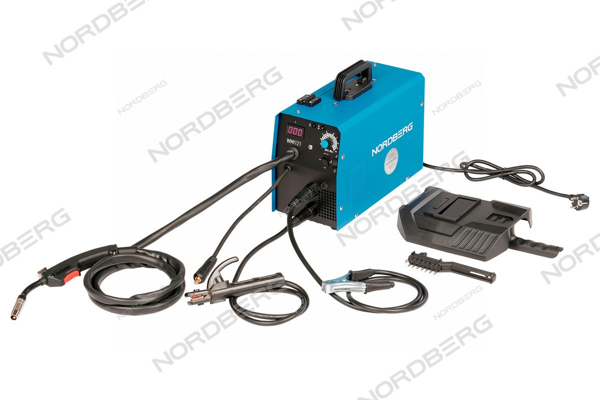 Аппарат сварочный инверторный MIG/TIG/MMA, 220V NORDBERG WMI121 - фото 1 - id-p189036932