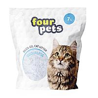 Наполнитель FOUR PETS силикагелевый, 7 л