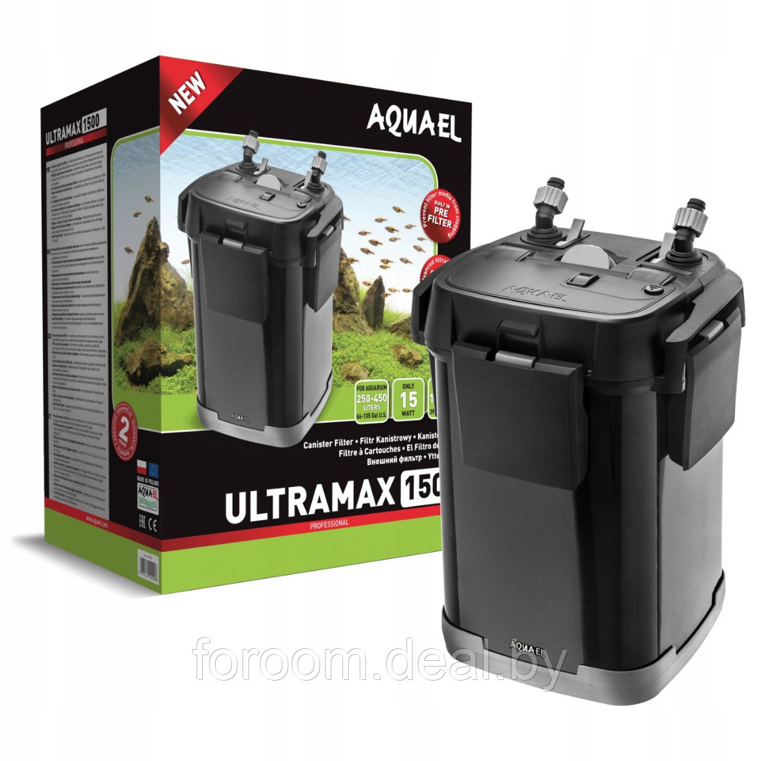 Фильтр для аквариумов Aquael внешний ULTRAMAX 1500 - фото 1 - id-p189039524