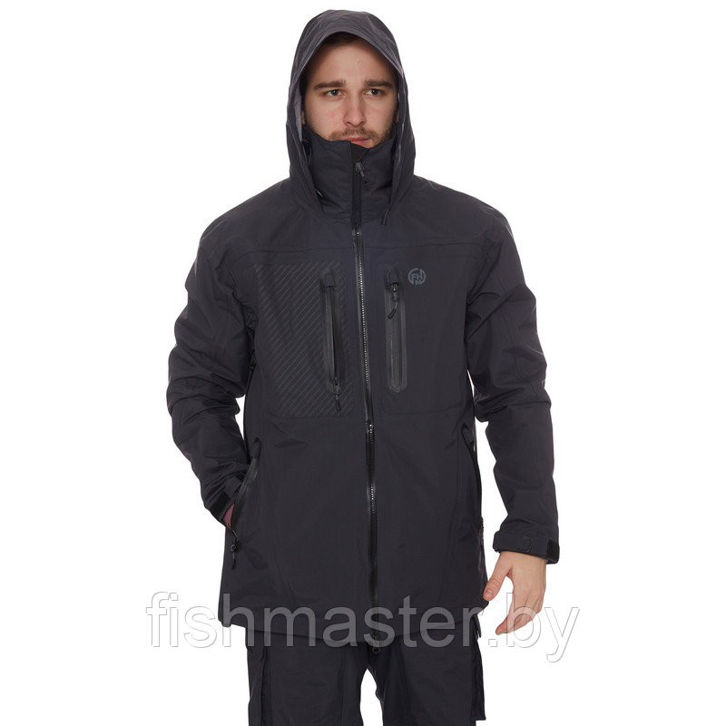 Куртка FHM Guard цвет Черный мембрана Dermizax (Toray) Япония 3 слоя 20000/10000 - фото 2 - id-p141862483
