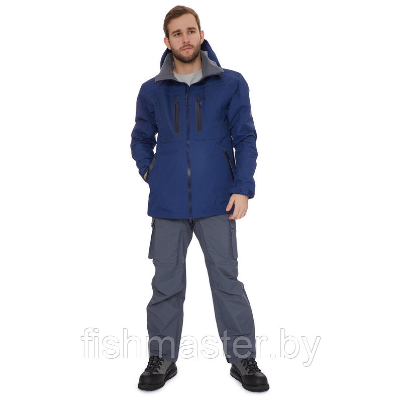 Куртка FHM "Guard" цвет Синий мембрана Dermizax (Toray) Япония 3 слоя 20000/10000 - фото 2 - id-p141862623