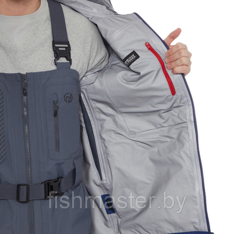 Куртка FHM "Guard" цвет Синий мембрана Dermizax (Toray) Япония 3 слоя 20000/10000 3XL - фото 3 - id-p141862622