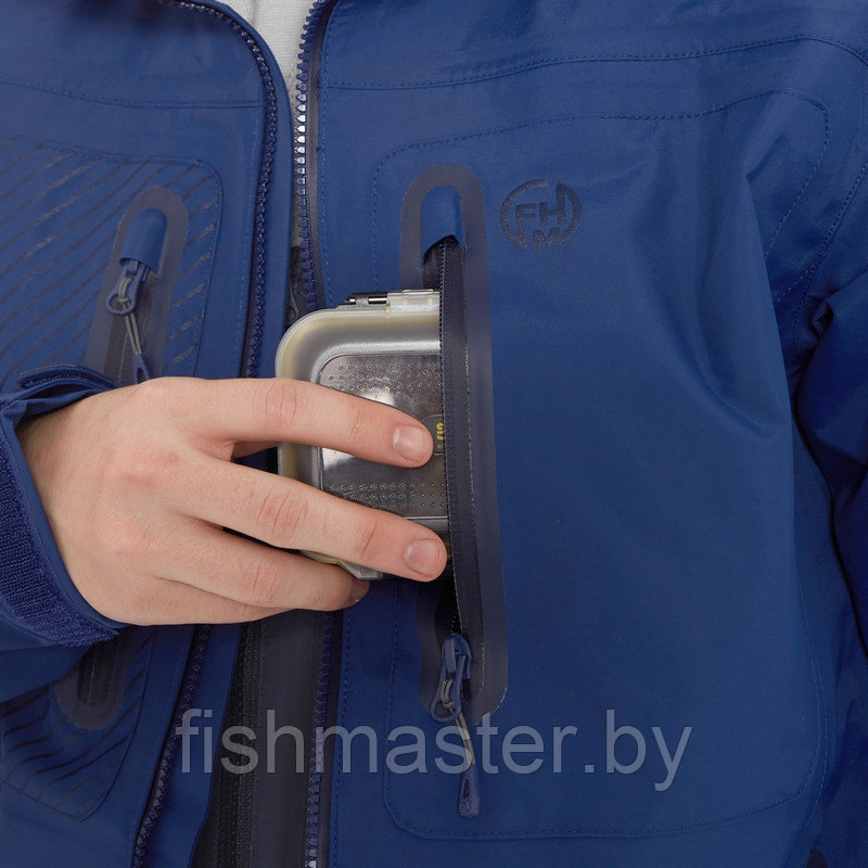 Куртка FHM "Guard" цвет Синий мембрана Dermizax (Toray) Япония 3 слоя 20000/10000 3XL - фото 10 - id-p141862622