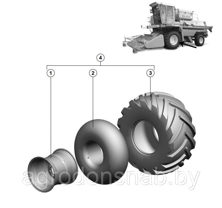 Сельхозшина 30.5L-32 NORTEC H-04