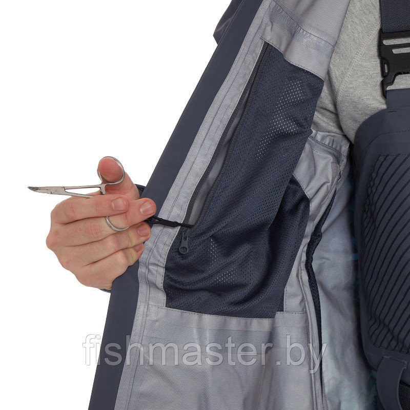 Куртка FHM Guard цвет Принт голубой/Серый мембрана Dermizax (Toray) Япония 3 слоя 20000/10000 - фото 5 - id-p111164752